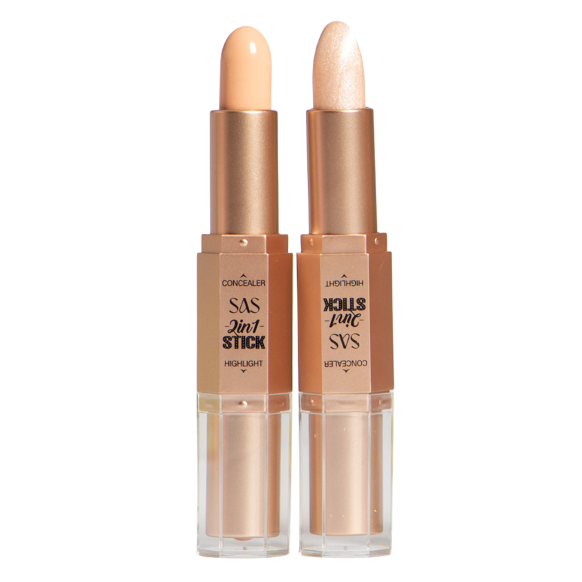 Iluminador y Contorno en Barra 2 en 1 SAS Cosmetics - Tono 01 SAS COSMETICS Cosmeticos-skincare