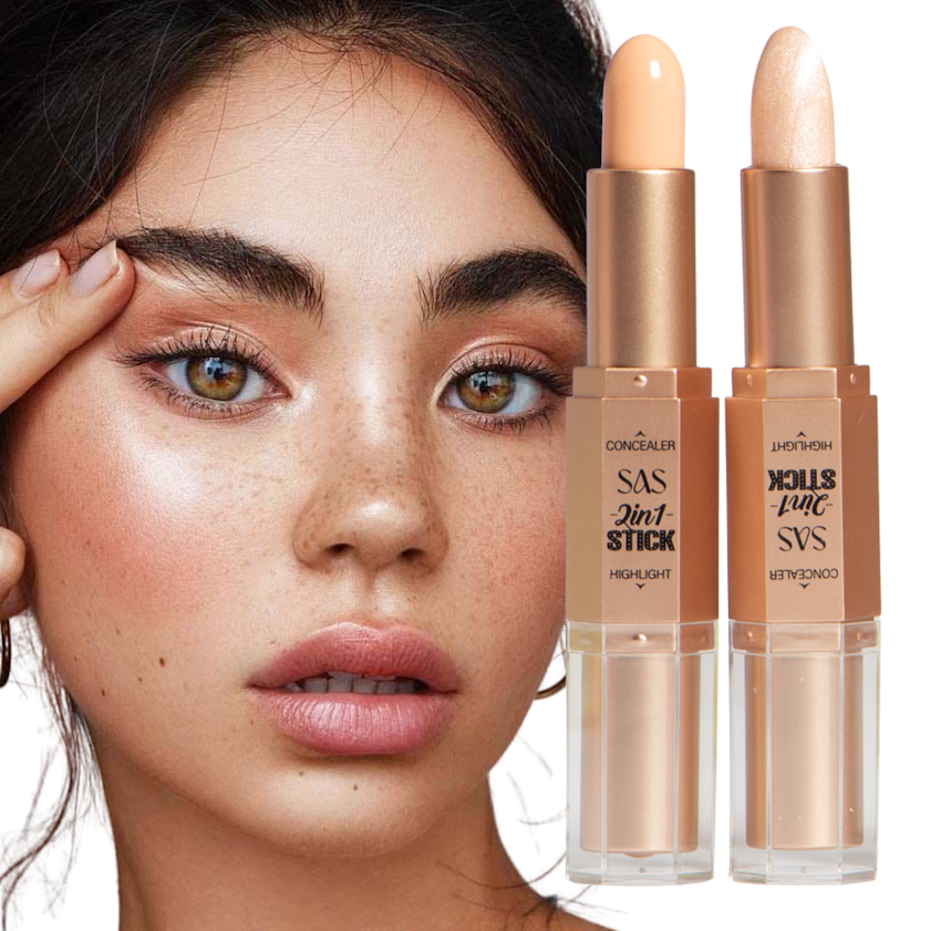 Iluminador y Contorno en Barra 2 en 1 SAS Cosmetics - Tono 01 SAS COSMETICS Cosmeticos-skincare