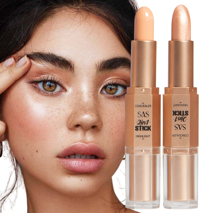 Iluminador y Contorno en Barra 2 en 1 SAS Cosmetics - Tono 02 SAS COSMETICS Cosmeticos-skincare