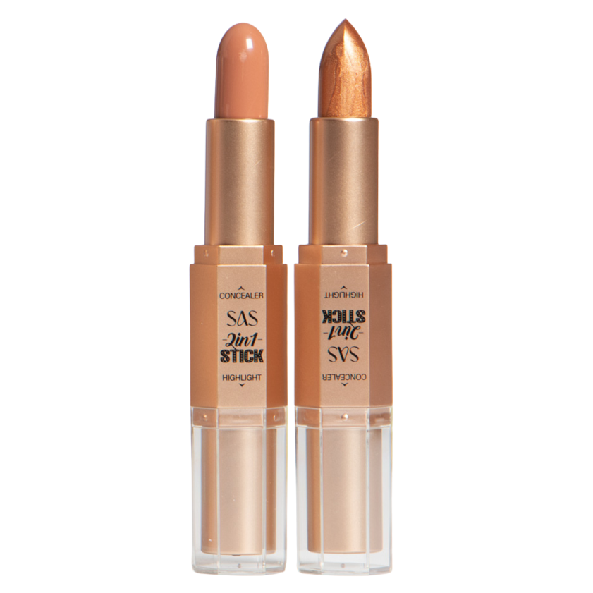 Iluminador y Contorno en Barra 2 en 1 SAS Cosmetics - Tono 03 SAS COSMETICS Cosmeticos-skincare