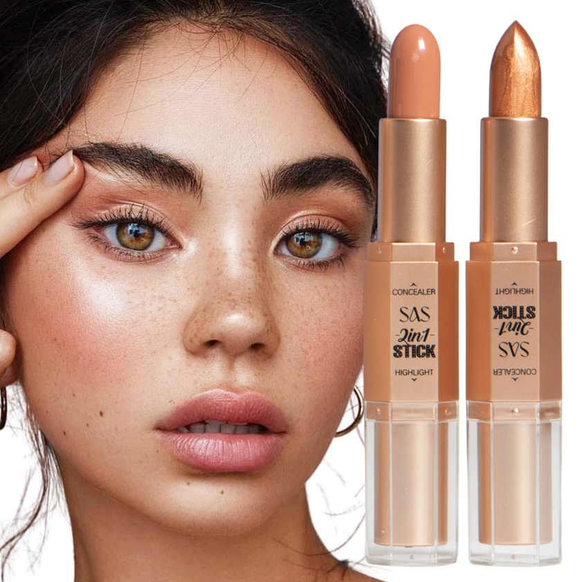 Iluminador y Contorno en Barra 2 en 1 SAS Cosmetics - Tono 03 SAS COSMETICS Cosmeticos-skincare