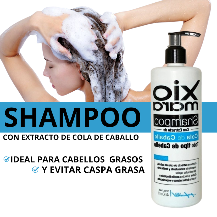 Shampoo Con Extracto de Cola de Caballo XIOMARA Professional - 450 ML