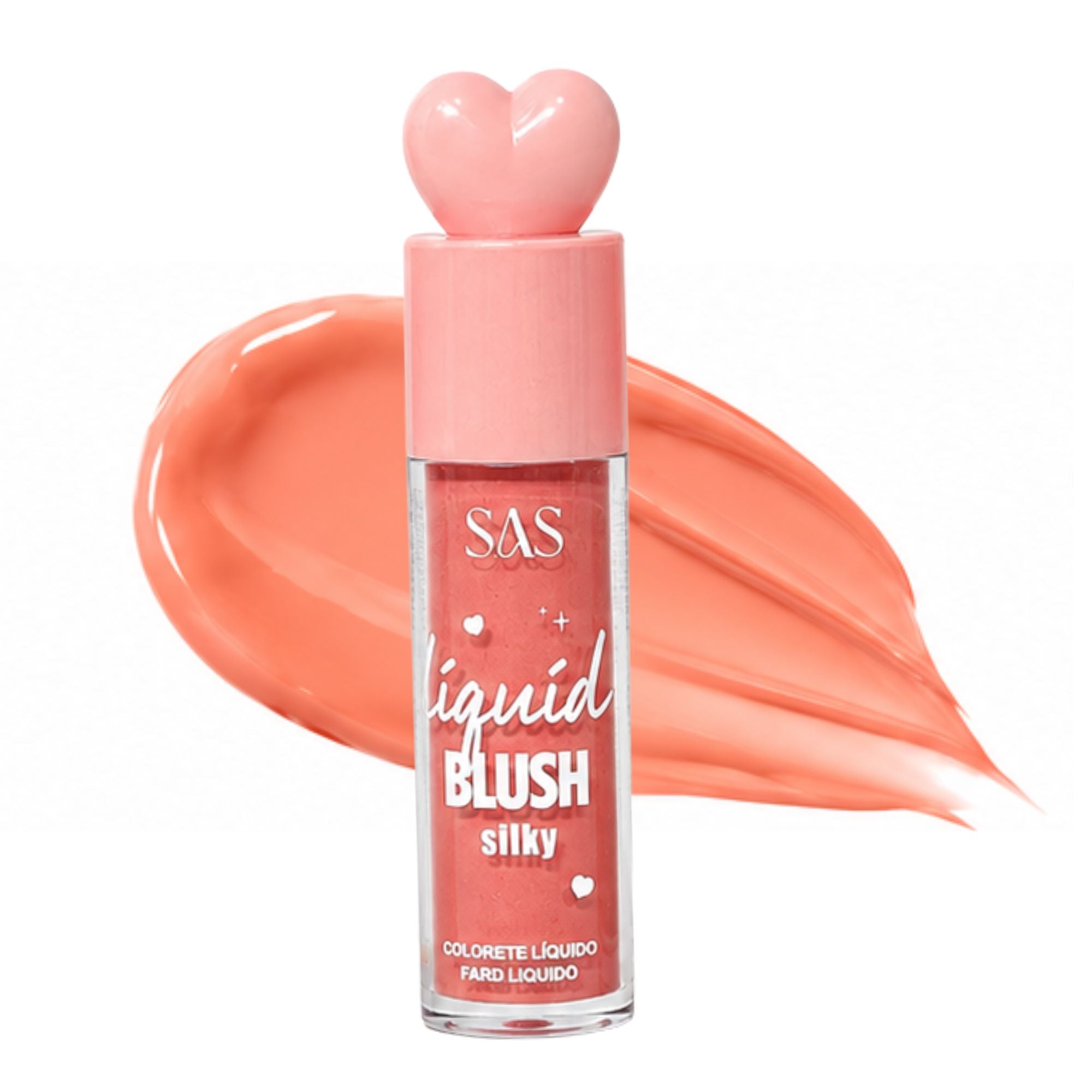 Rubor Liquido SAS Cosmetics Silki - TONO 10 - SAC201B