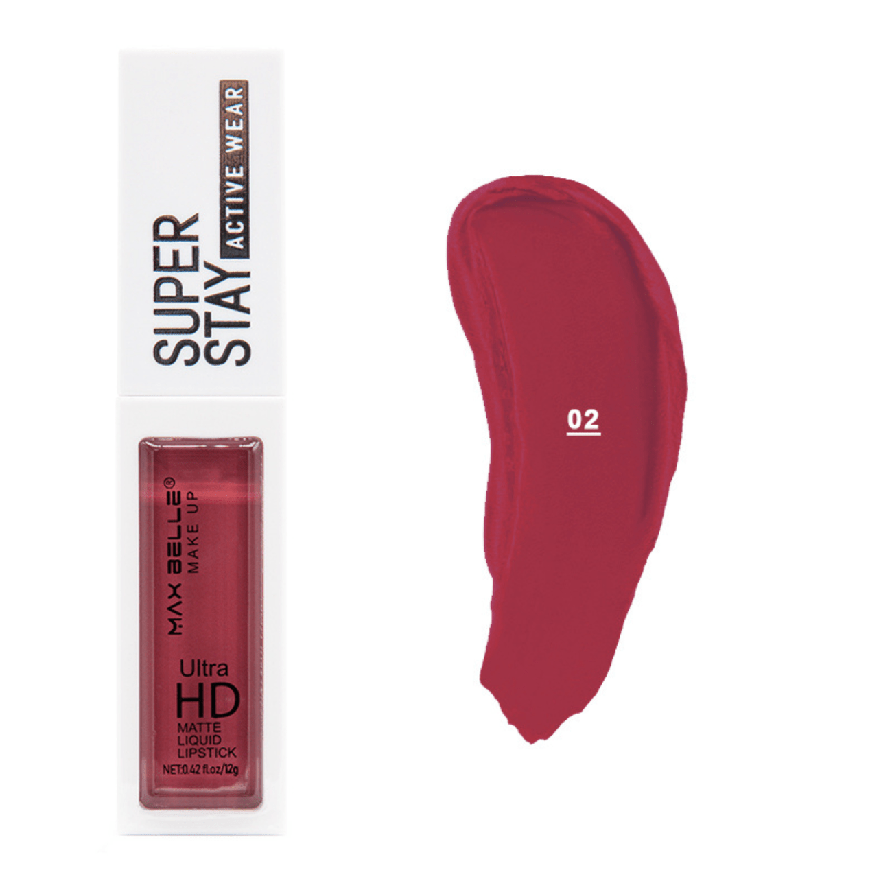 Labial Liquido Max Belle Super Stay Dupe de Maybelline MB011287 - Tono 02 MAX BELLE Cosmeticos-skincare