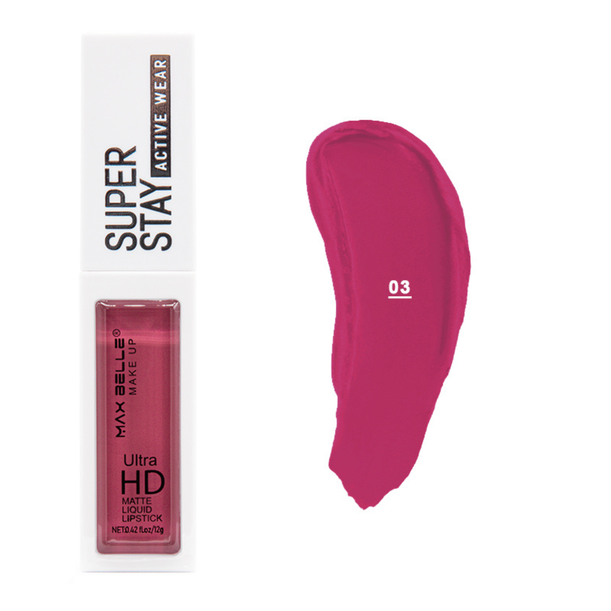 Labial Liquido Max Belle Super Stay Dupe de Maybelline MB011287 - Tono 03 MAX BELLE Cosmeticos-skincare