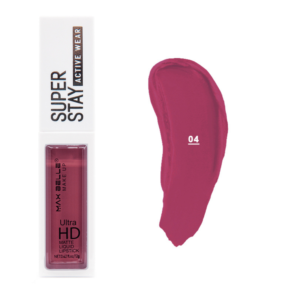 Labial Liquido Max Belle Super Stay Dupe de Maybelline MB011287 - Tono 04 MAX BELLE Cosmeticos-skincare