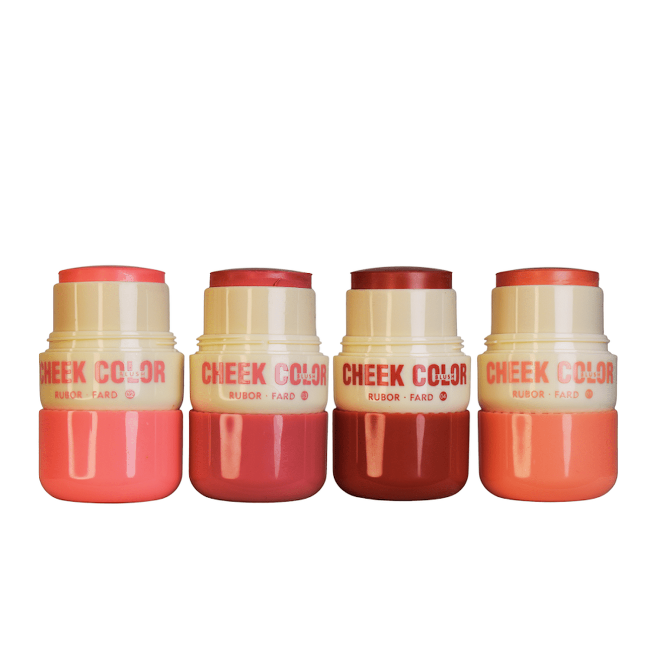 Pack 4 Rubores SAS Cosmetics Cheek Color - Tonos Surtidos SAS COSMETICS Cosmeticos-skincare