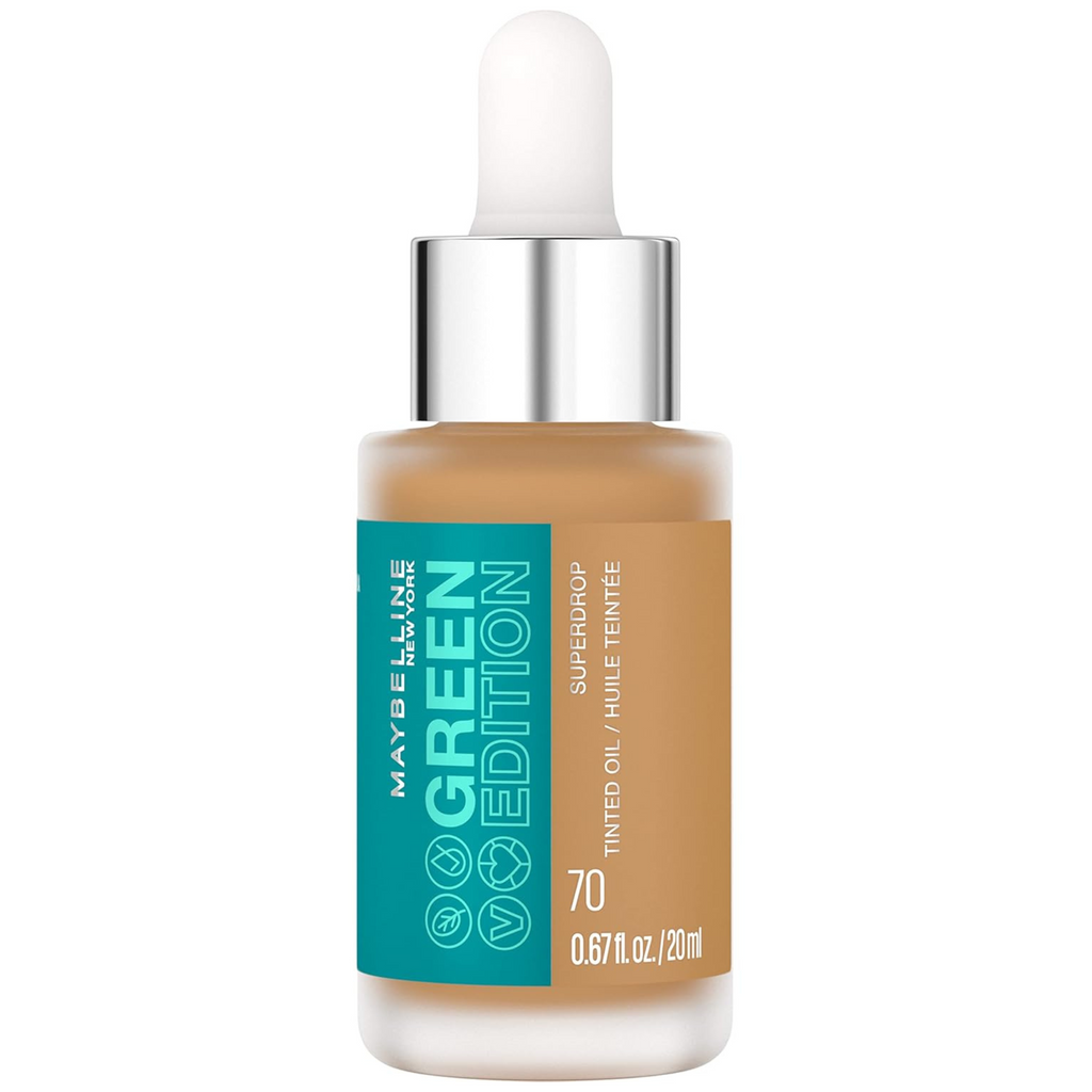 Base en Gotario Tinted Oil Green Edition Maybelline tono 70 MAYBELLINE Cosmeticos-skincare