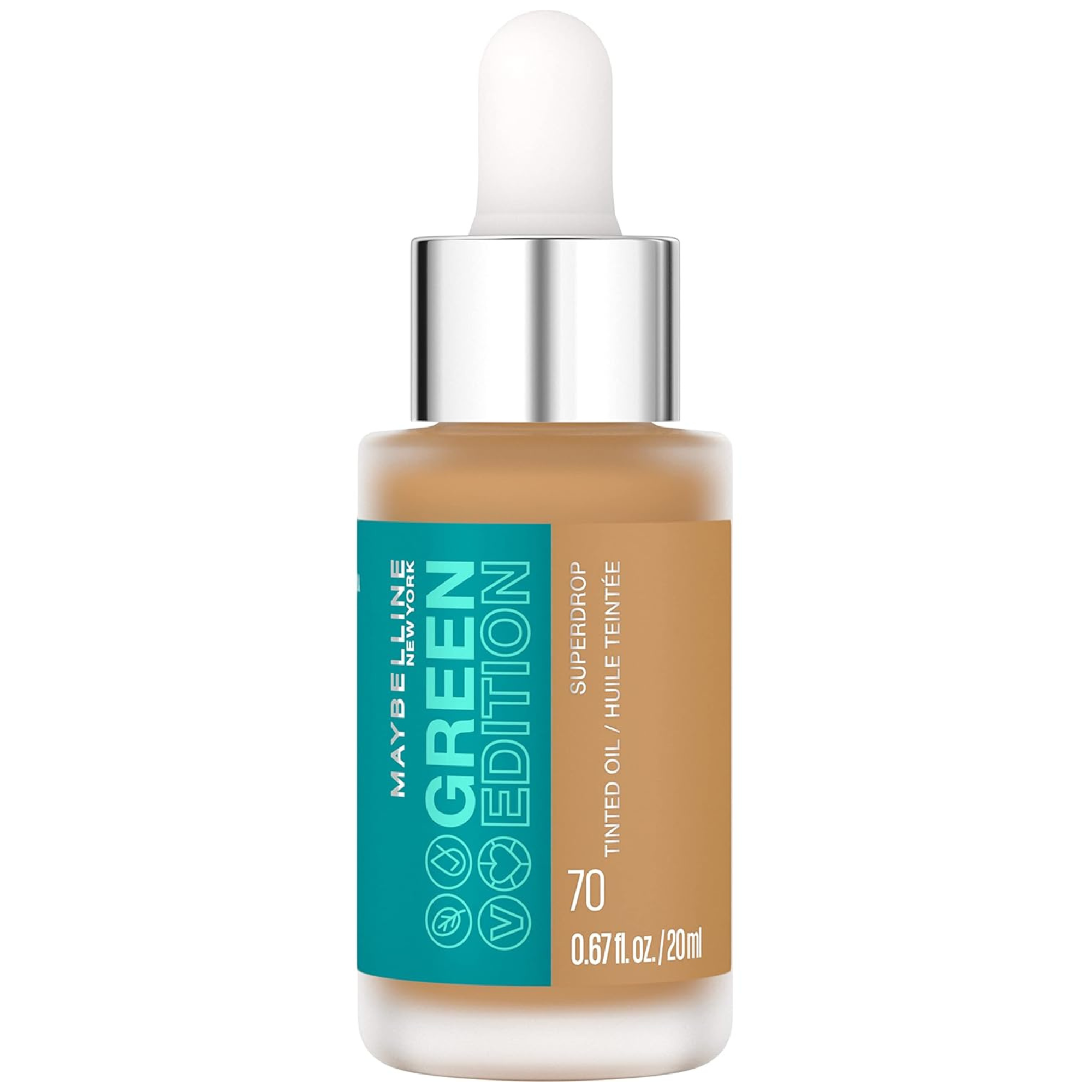 Base en Gotario Tinted Oil Green Edition Maybelline tono 70 MAYBELLINE Cosmeticos-skincare
