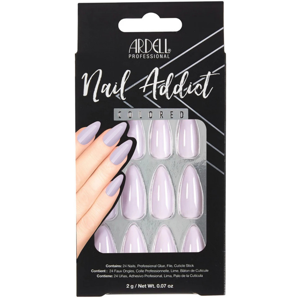 Set de Uñas Postizas Ardell Nail Addict Colored - LILAC ARDELL Cosmeticos-skincare