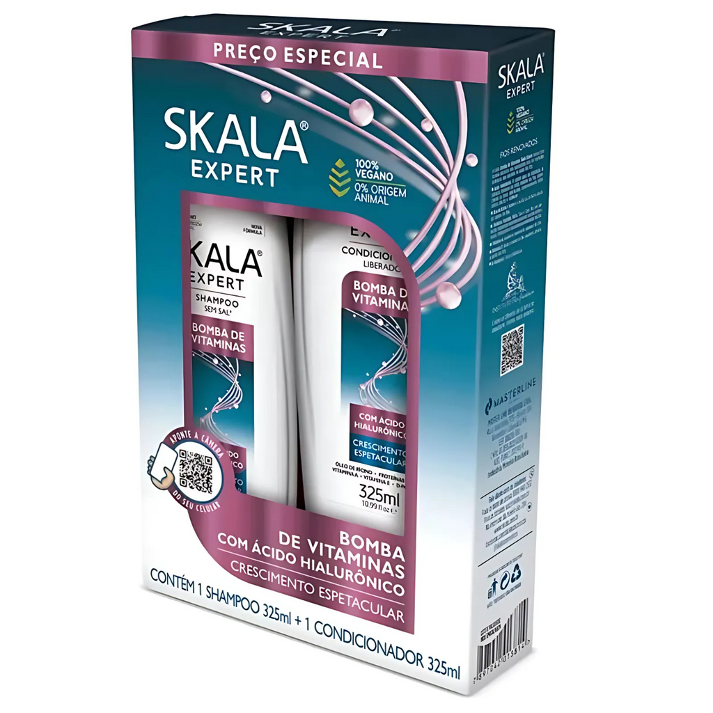 Pack Shampo y Acondicionador Bomba de Bitaminas SKALA - 325ML SKALA Cosmeticos-skincare