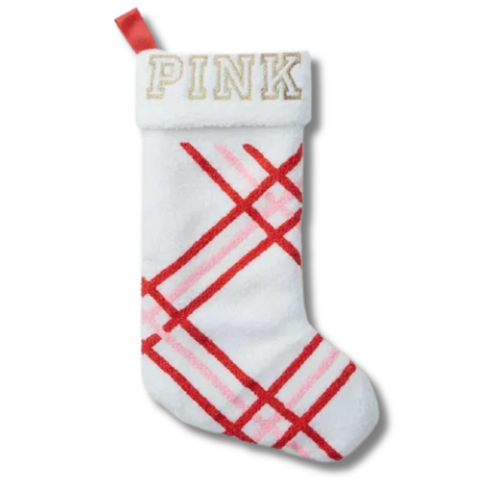Bota Navideña Decorativa PINK Victorias Secret PINK Cosmeticos-skincare