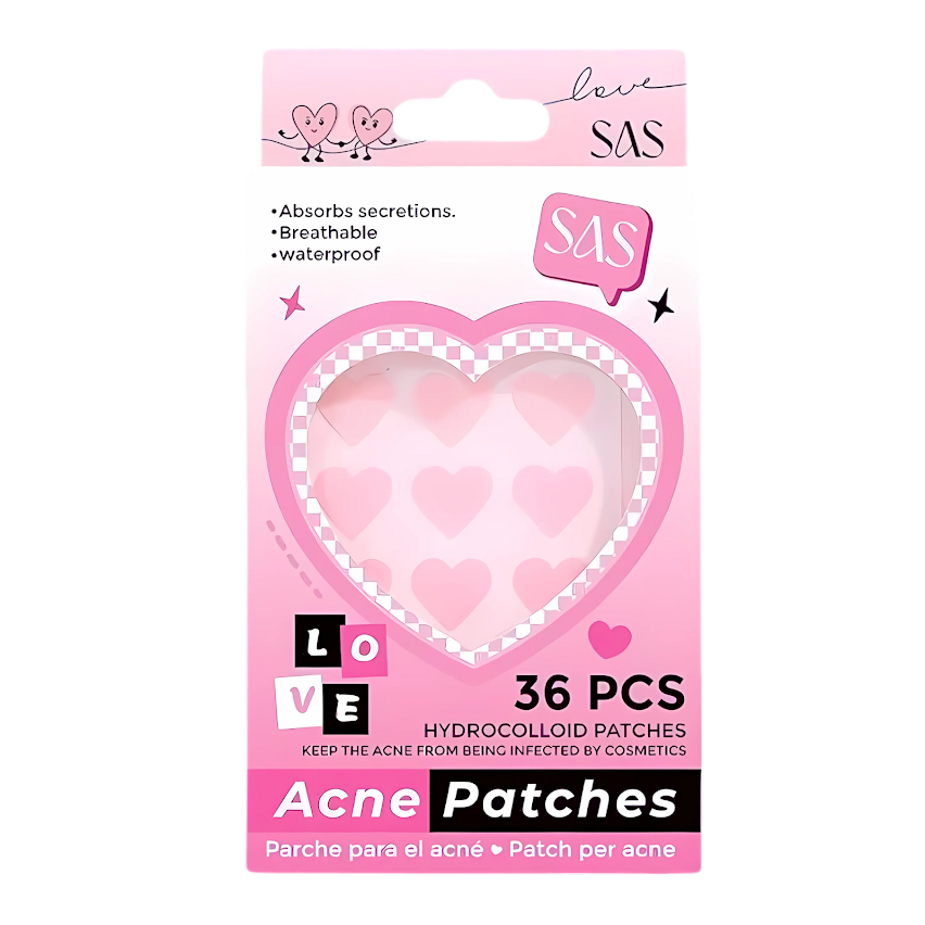 Parches para Acné SAS Cosmetics - 36 Piezas SAS COSMETICS Cosmeticos-skincare