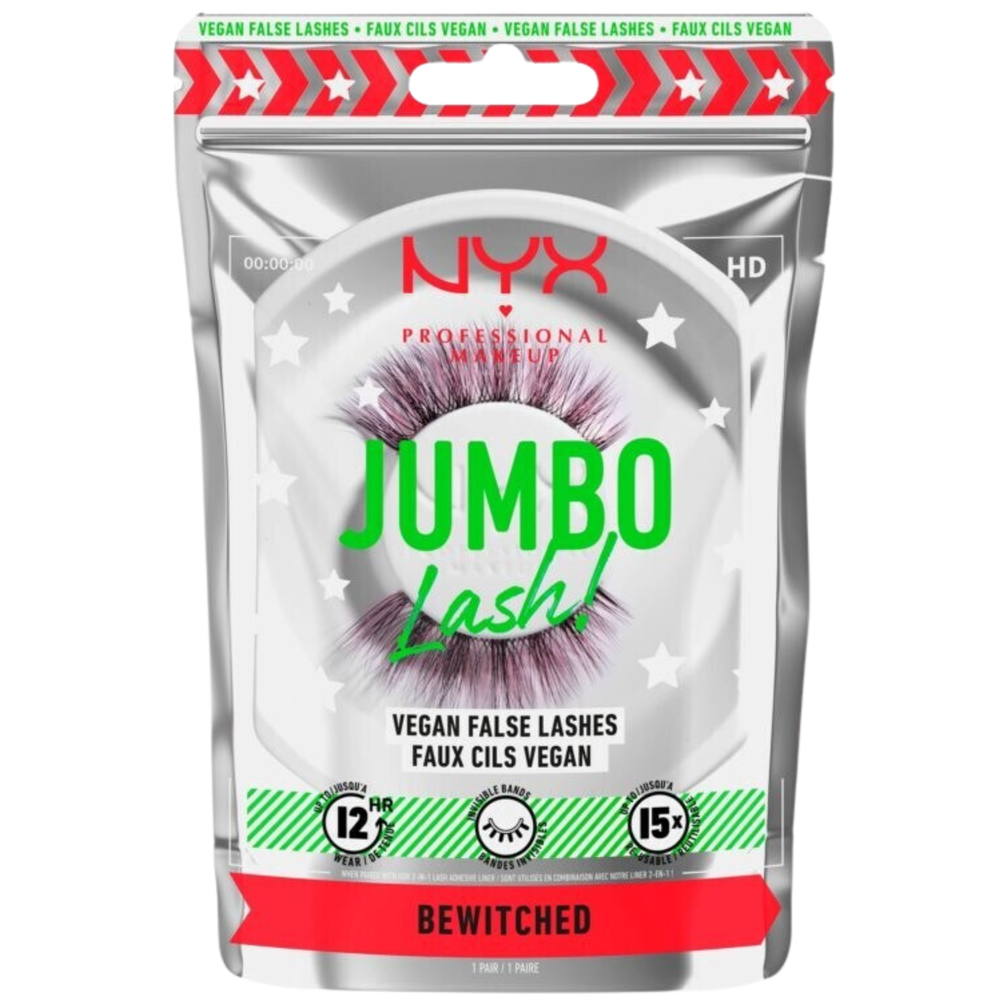 Pestañas Jumbo Lash de NYX - 02 Bewtched NYX Cosmeticos-skincare