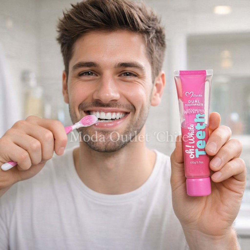 Pasta dental DUO Dientes Mas Blancos de Misucka - Watermelon