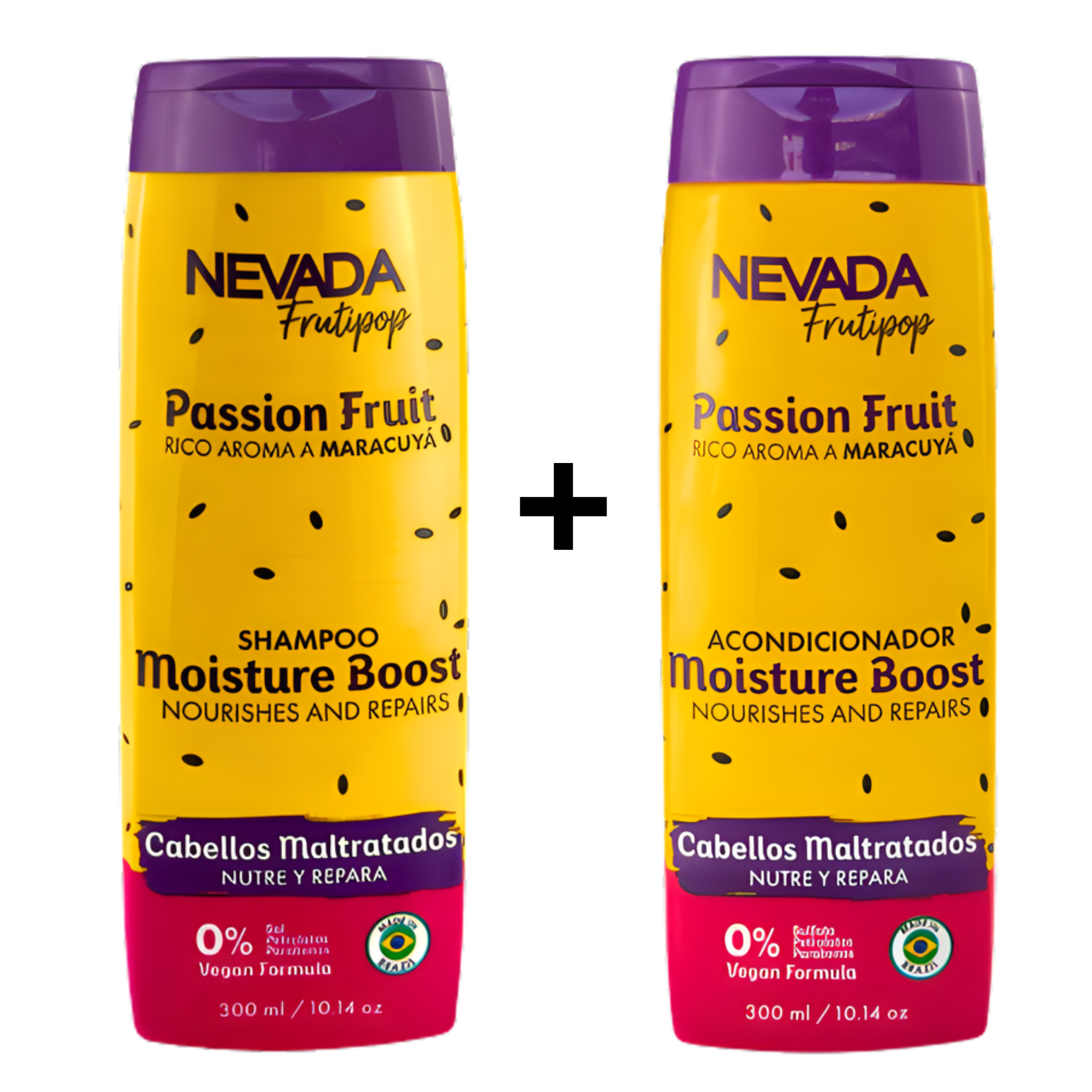 Pack Shampo y Acondicionador NEVADA Cabellos Maltratados - 300 Ml NEVADA Cosmeticos-skincare