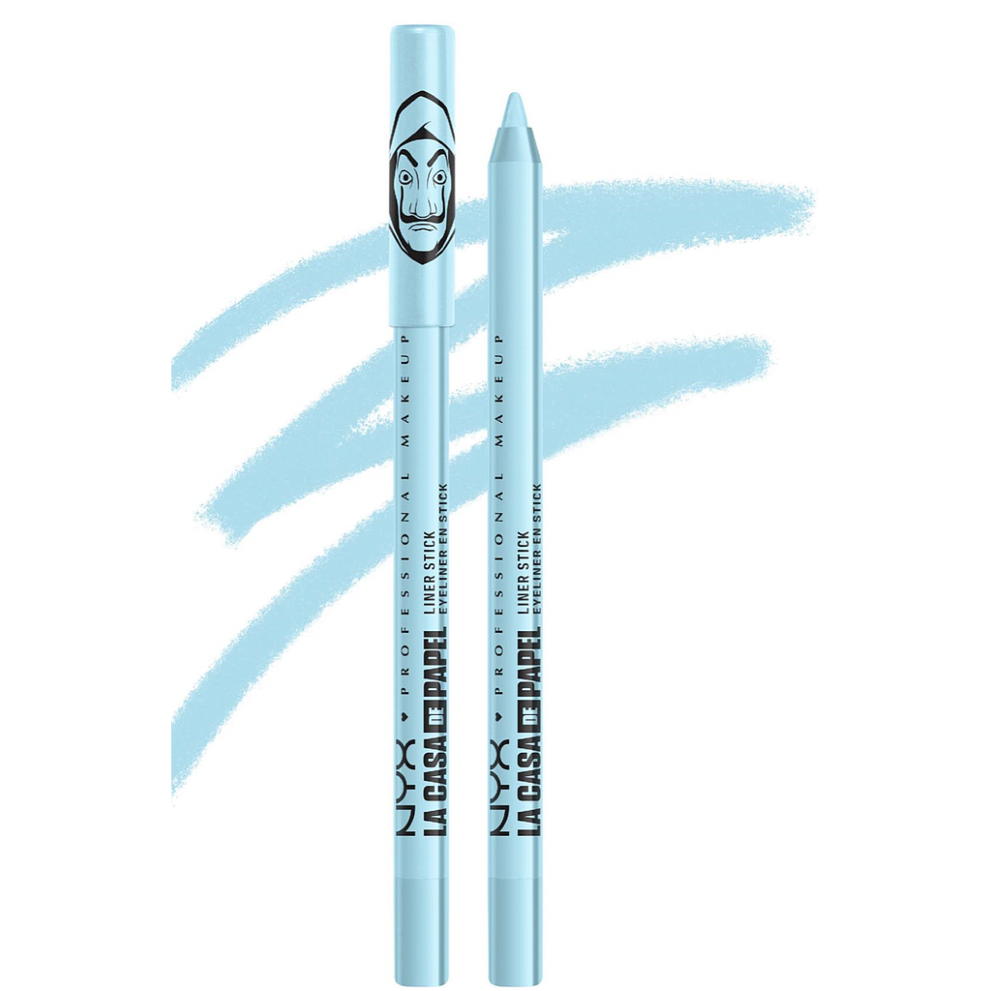 Delineador de ojos La Casa de Papel NYX - MHEWLS02 Blue Teddy NYX Cosmeticos-skincare