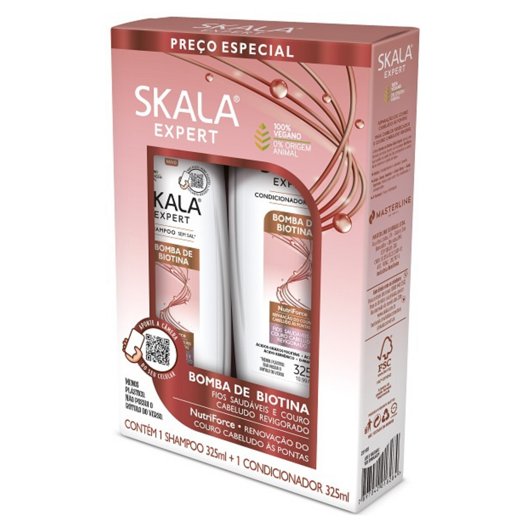 Pack Shampo y Acondicionador Bomba de Biotina SKALA - 325ML SKALA Cosmeticos-skincare