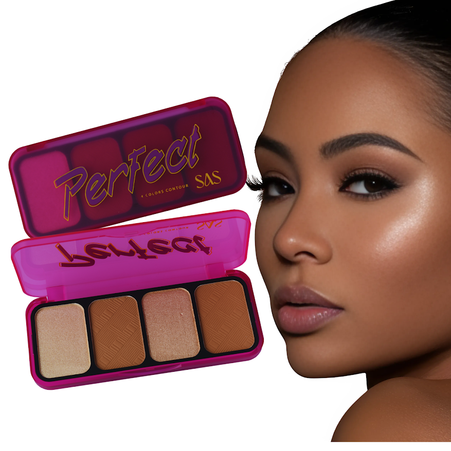 Paleta de Contornos SAS Cosmetics PERFECT - SAF035B 3 SAS Cosmeticos-skincare