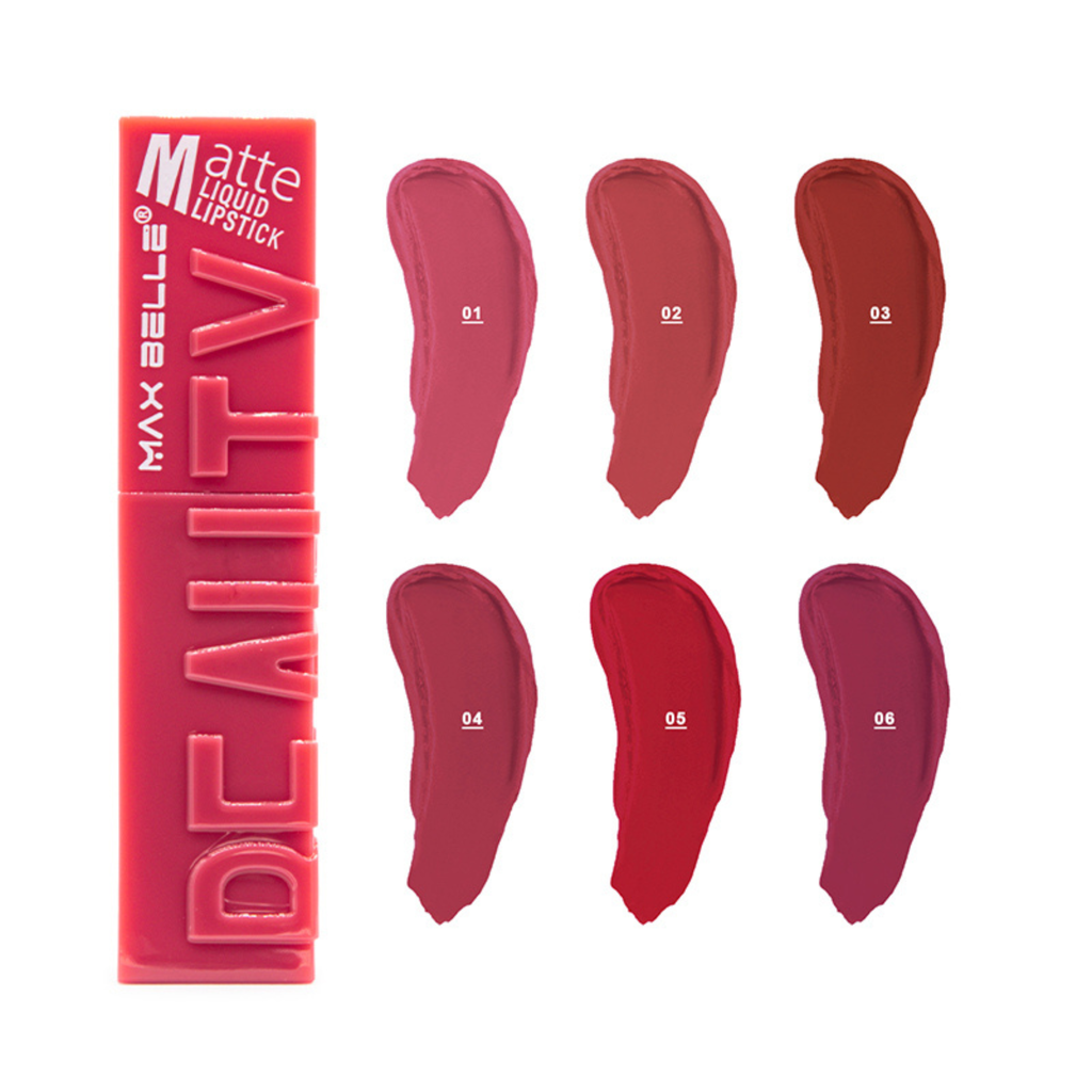 Labial Liquido Matte Dupe de Maybelline - MB011284 - Tono 02 MAX BELLE Cosmeticos-skincare