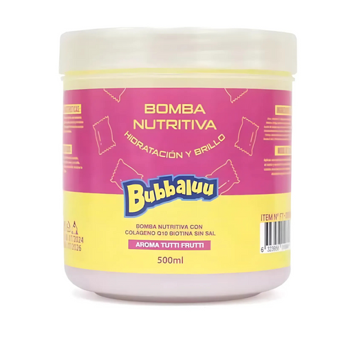 Bomba Nutritiva Bubbaluu 500ml - Aroma Tutti Frutti BUBBALUU Cosmeticos-skincare