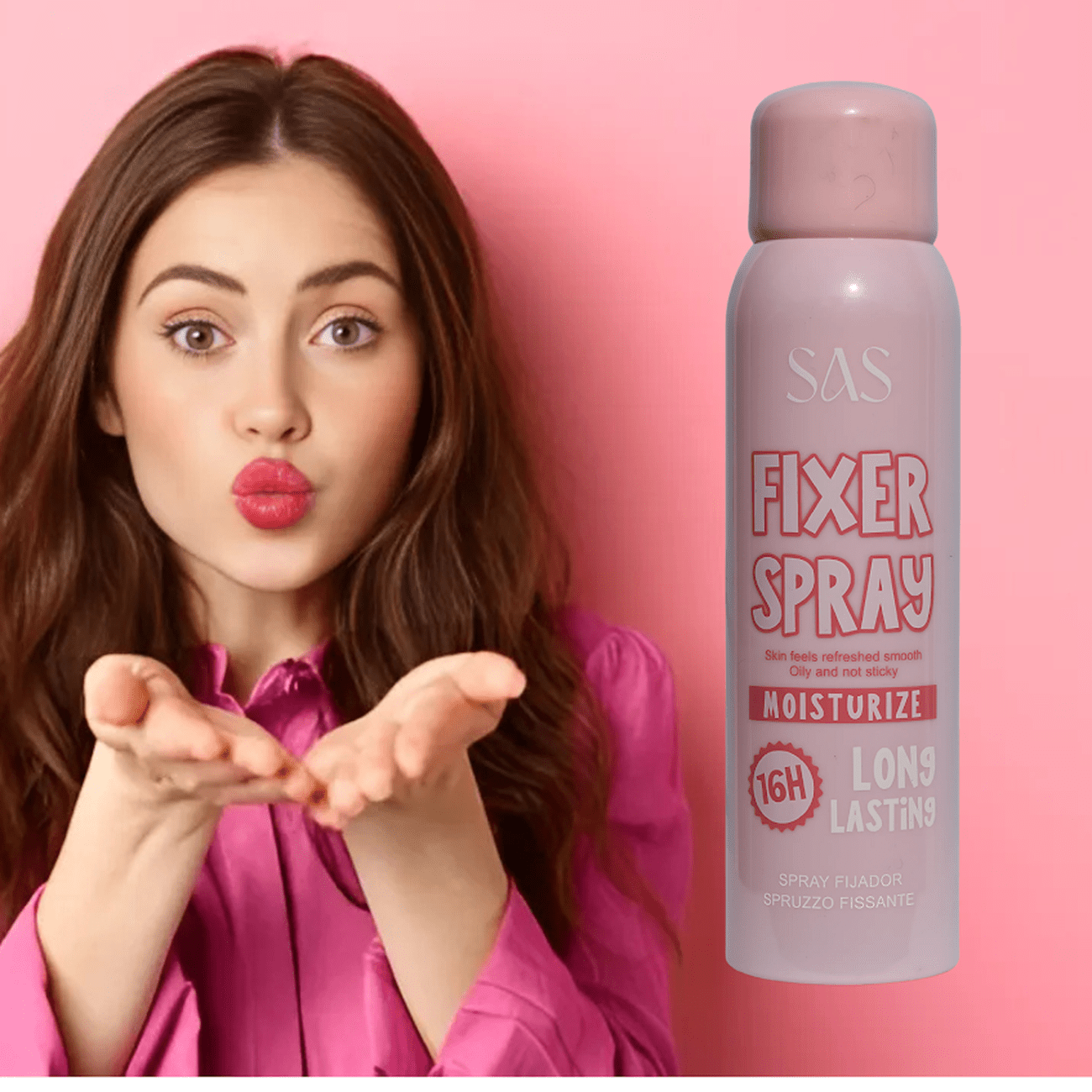 Spray Fijador de Maquillaje SAS Cosmetics 16 Hrs - 220Ml SAS COSMETICS Cosmeticos-skincare