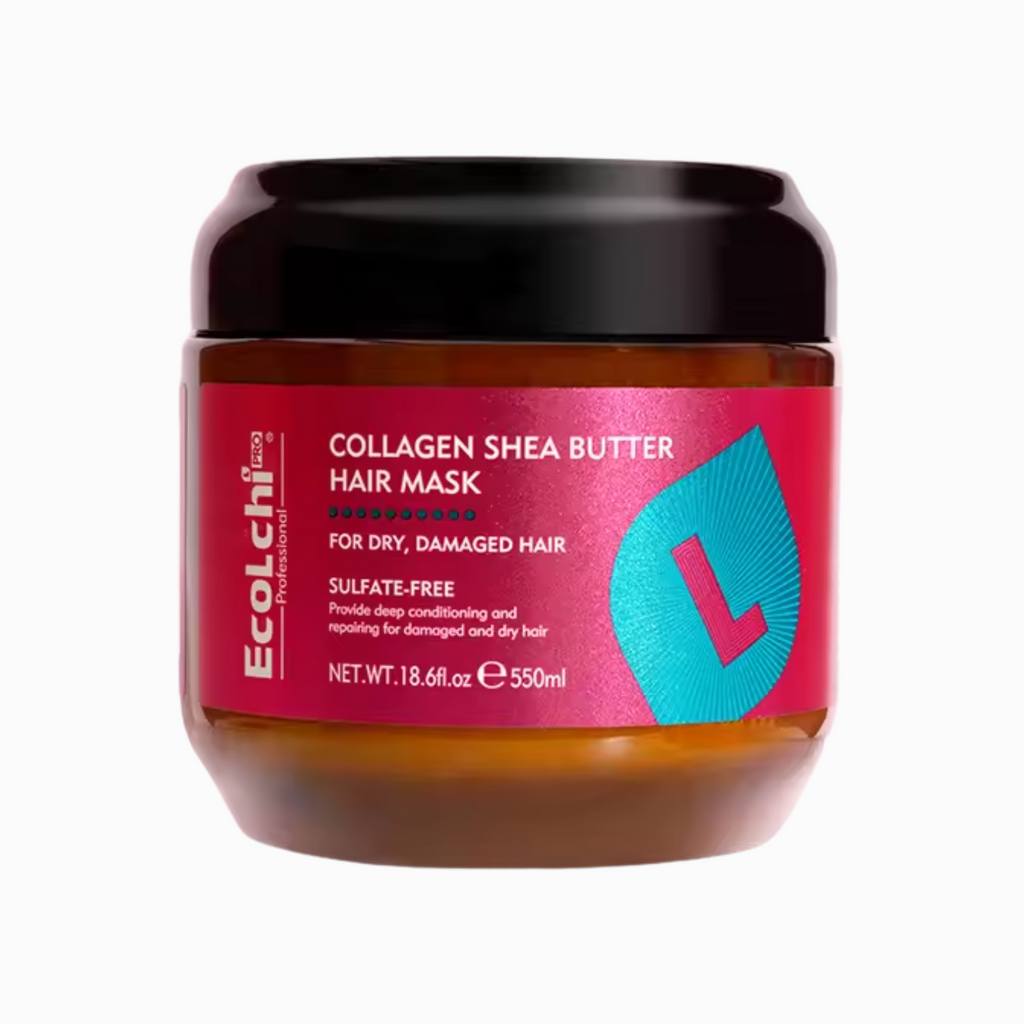 Mascarilla Capilar de Colágeno y Manteca de Karité Ecolchi PRO - 550 ML ECOLCHI PRO Cosmeticos-skincare