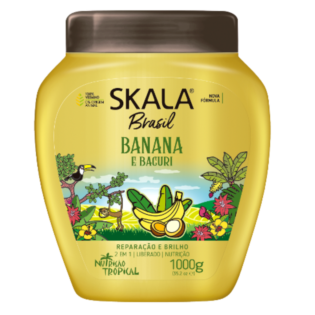 Mascarilla Capilar SKALA Banana e Bacuri Reparación y Brillo - 1 Kg SKALA Cosmeticos-skincare