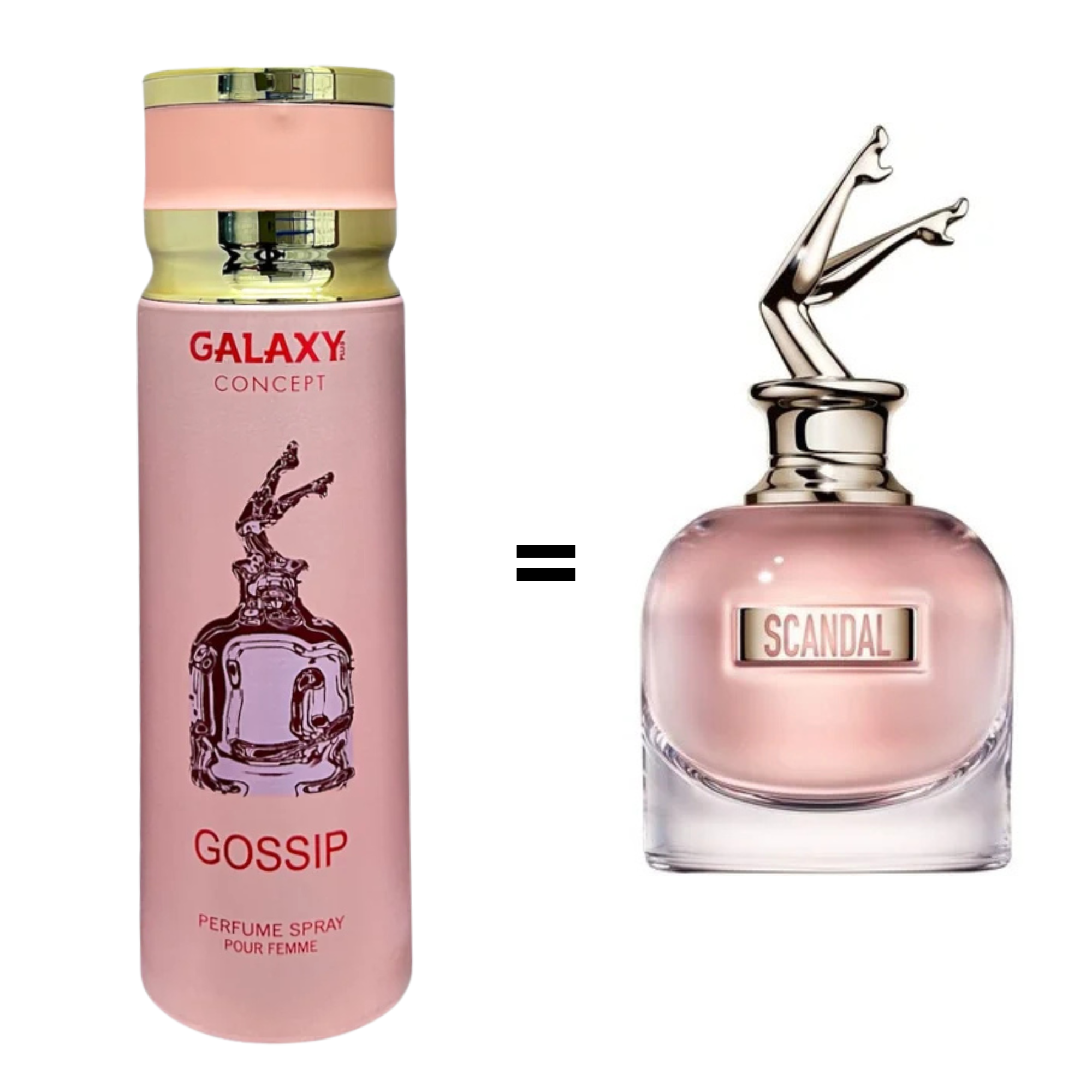 Perfume Árabe Corporal en Spray Galaxy Concept Gossip - 200 ml M GALAXY PLUS Cosmeticos-skincare