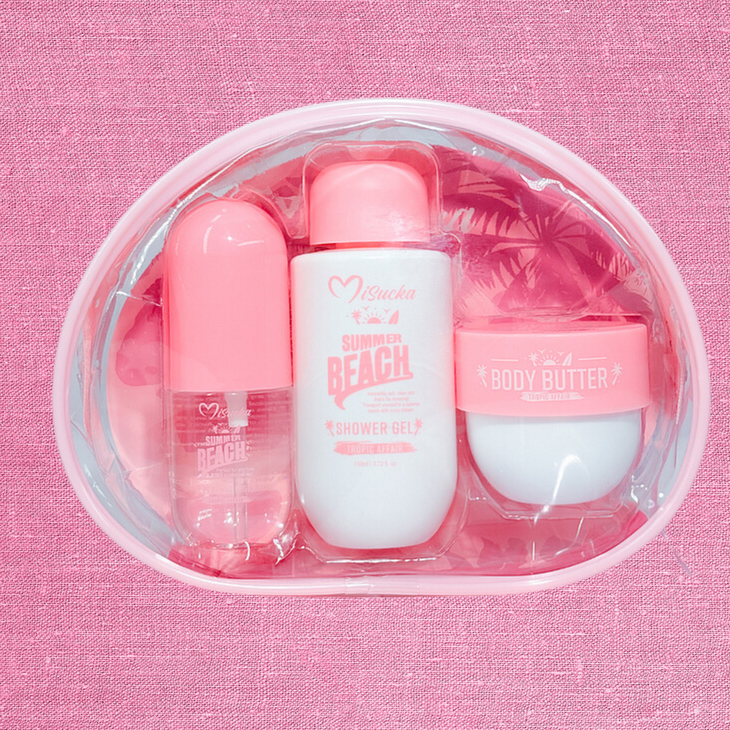 Mini Set Misucka Showe Gel, Body Mist y Manteca Corporal - 3 Piezas Tropical Affair MISUCKA Cosmeticos-skincare