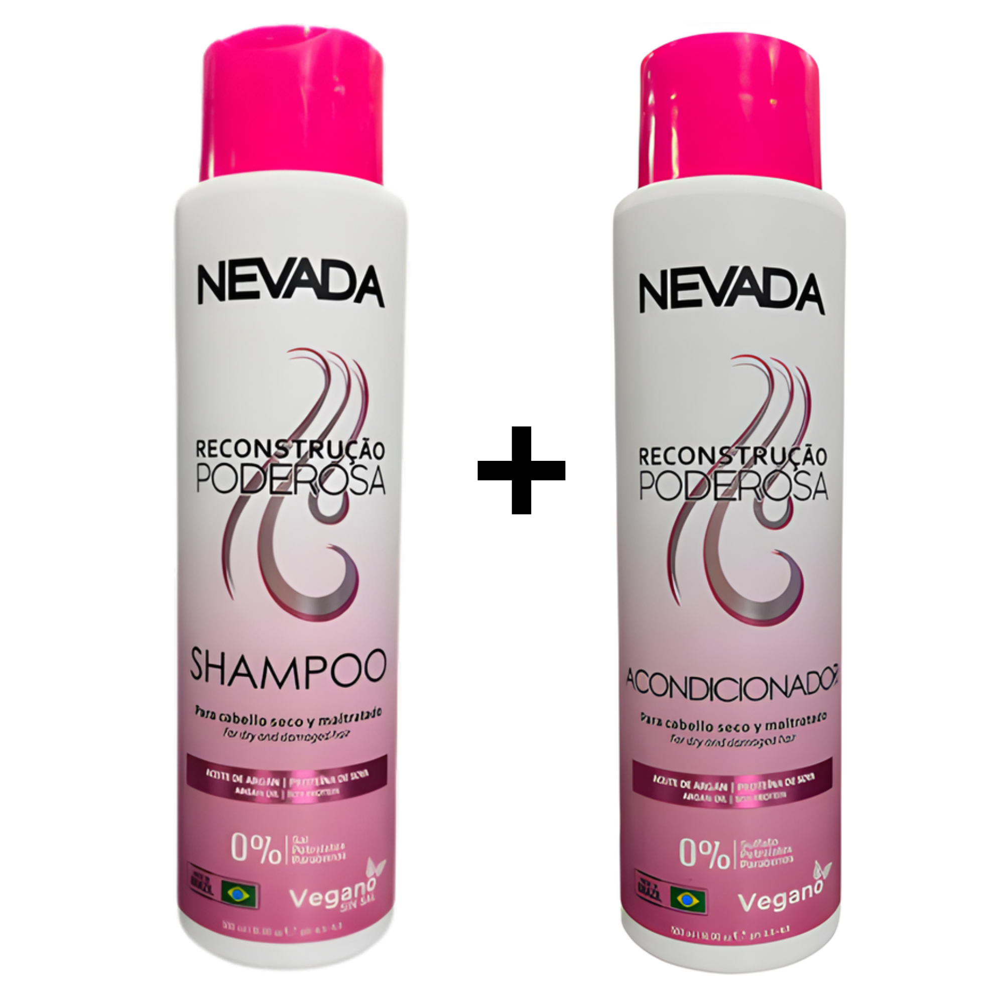 Pack Shampo y Acondicionador NEVADA Reconstrucción Poderosa - 500 Ml NEVADA Cosmeticos-skincare