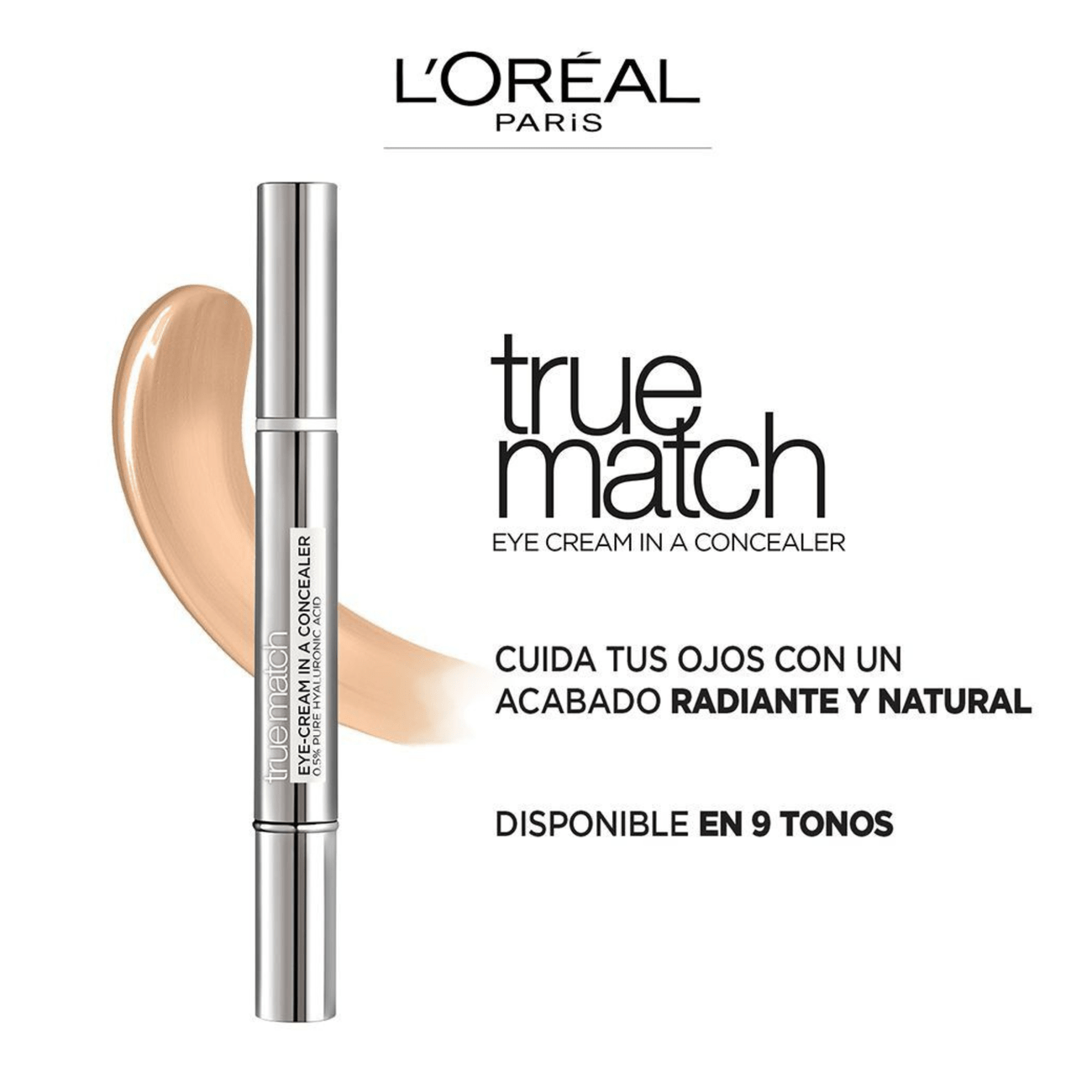 Corrector de Ojos en Crema True Match Loreal - 4-7 Golden Sand LOREAL Cosmeticos-skincare