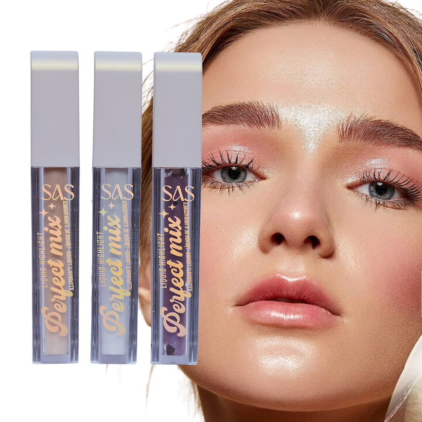 Pack de 3 Iluminador Liquido Multifuncional SAS Cosmetics - 3 Piezas SAS COSMETICS Cosmeticos-skincare