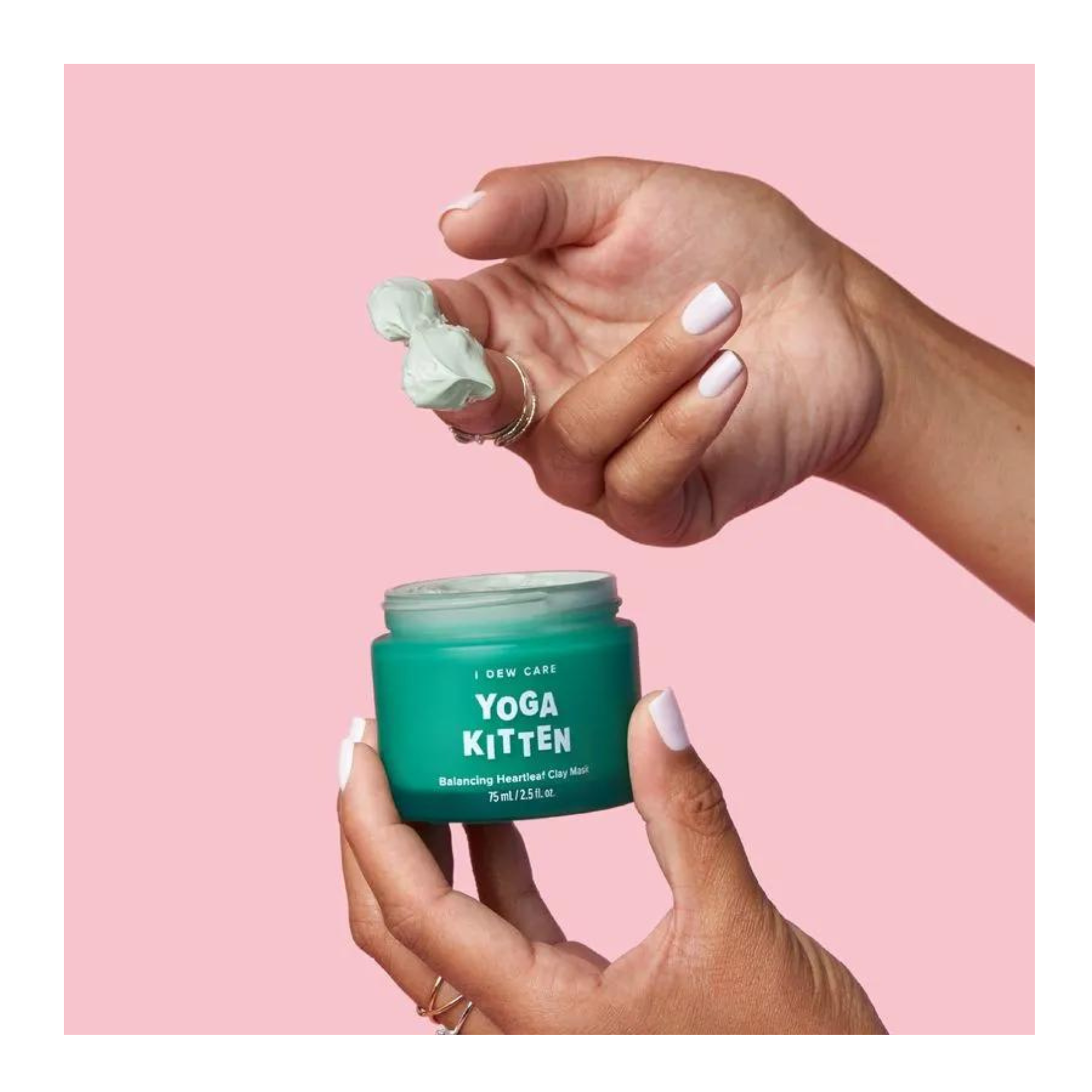 Mascarilla de Arcilla Yoga Kitten Balancing Heartleaf Clay Mask I DEW CARE Cosmeticos-skincare