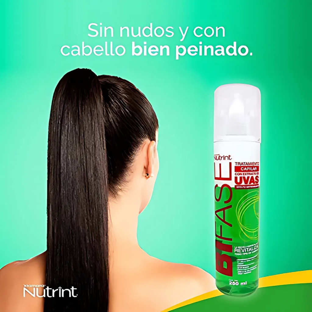 Bifase Tratamiento Capilar con Keratina y Extracto de Uva - 250 ML XIOMARA PROFESSIONAL Cosmeticos-skincare