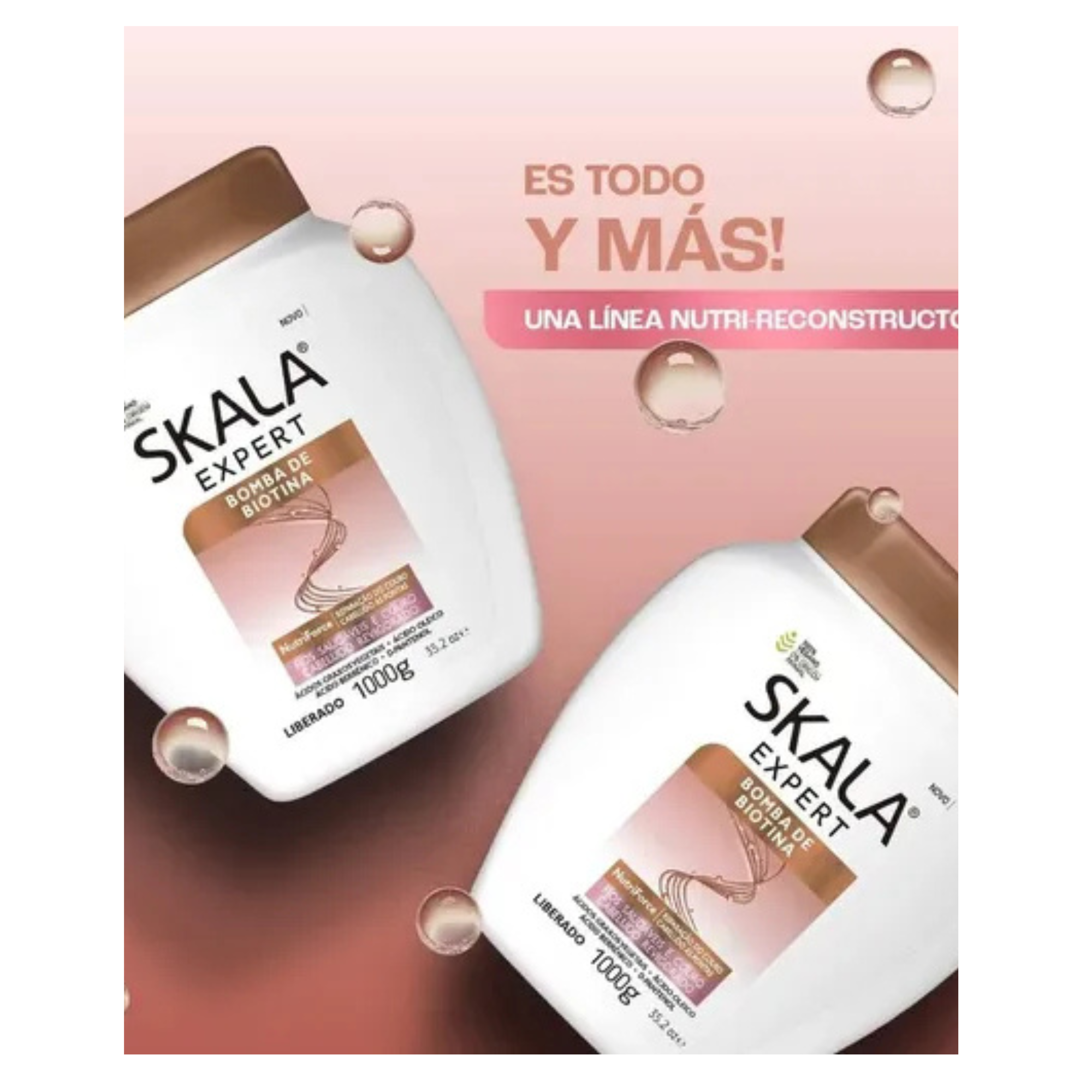 Mascarilla Capilar SKALA Bomba de Biotina Reparación - 1 Kg SKALA Cosmeticos-skincare
