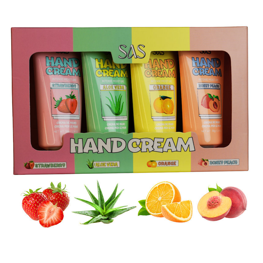 Set de Cremas para Manos SAS Cosmetics - 4 Piezas SAS COSMETICS Cosmeticos-skincare