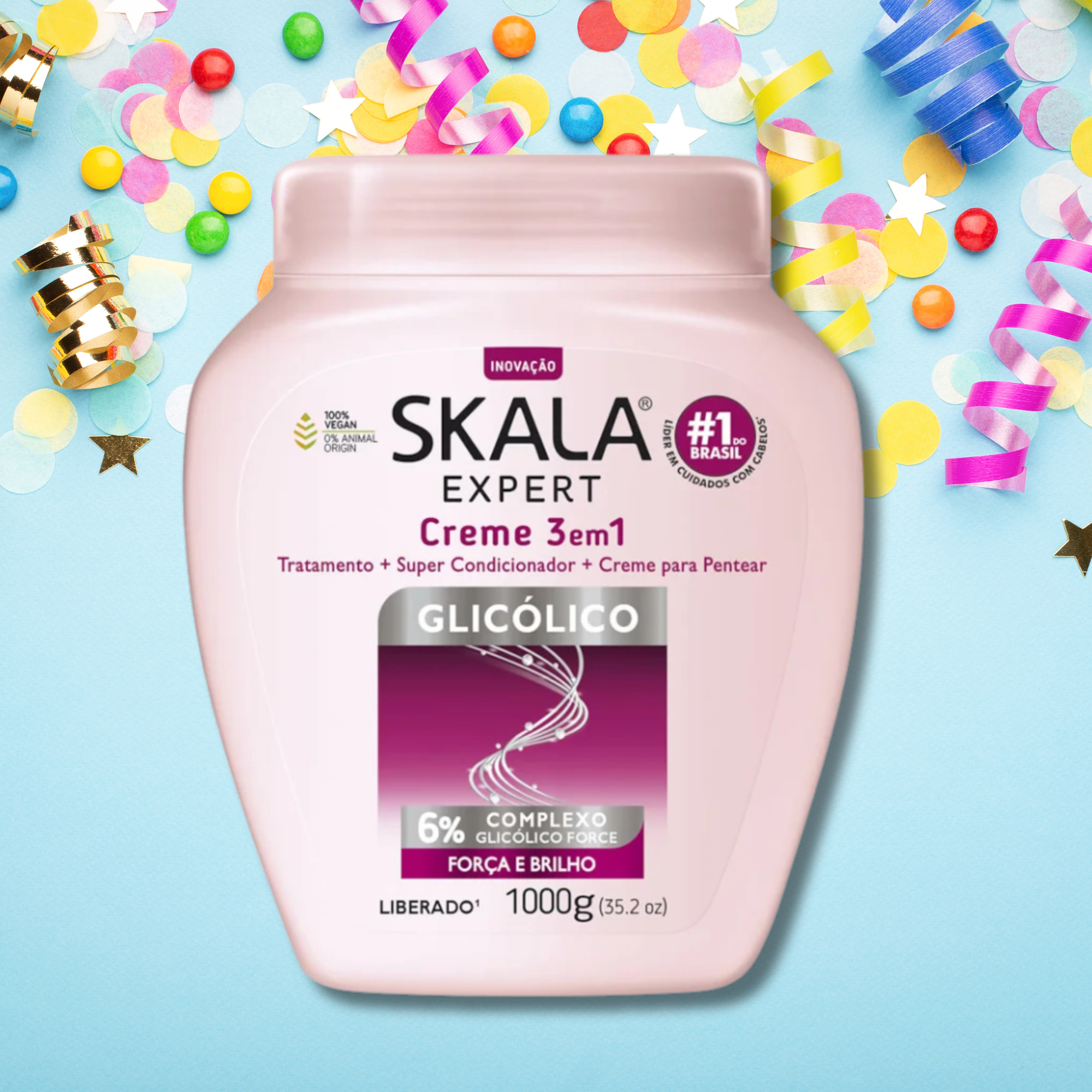 Mascarilla Capilar SKALA 3 en 1 Glicólico, Fuerza y brillo - 1 Kg SKALA Cosmeticos-skincare