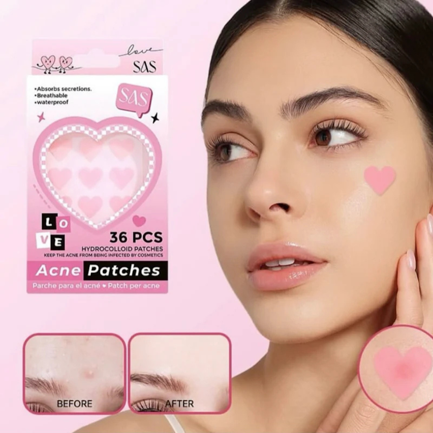 Parches para Acné SAS Cosmetics - 36 Piezas SAS COSMETICS Cosmeticos-skincare