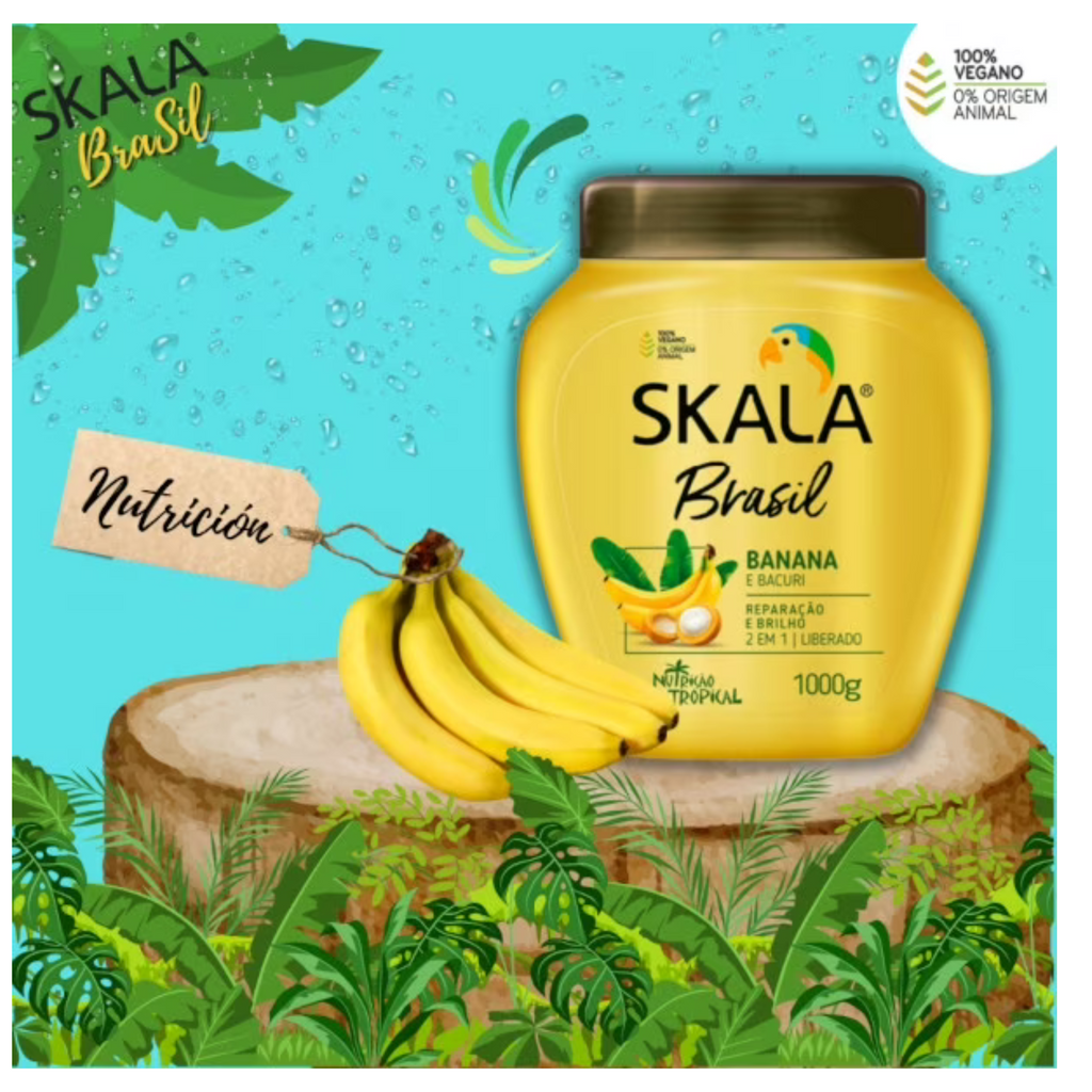 Mascarilla Capilar SKALA Banana e Bacuri Reparación y Brillo - 1 Kg SKALA Cosmeticos-skincare