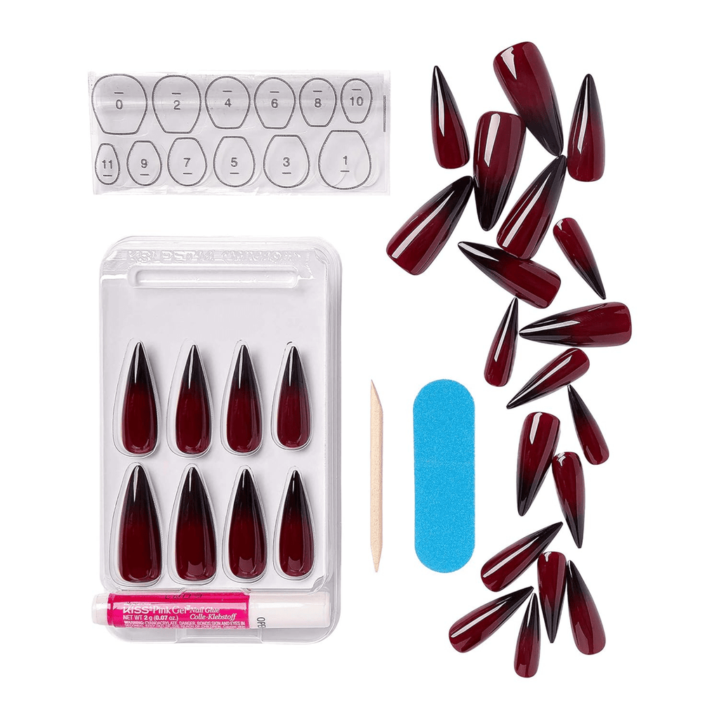 Uñas Postizas KISS Gel Fantasy - XL 85834 Kiss Beauty Cosmeticos-skincare
