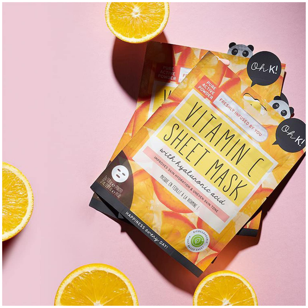 Mascarilla Facial con Vitamina C Koreana OH k! OH K! Cosmeticos-skincare