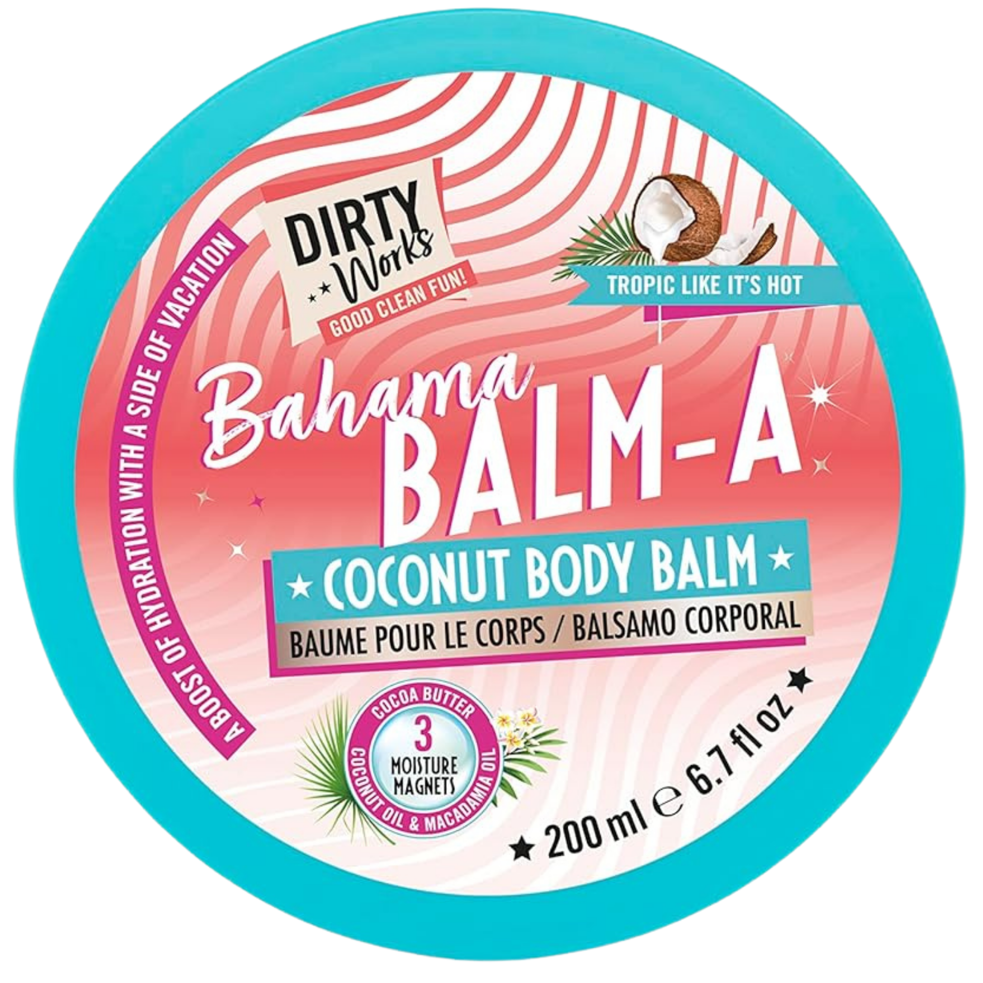 Balsamo Corporal Hidratante de Coconut - Dirty Works 200 Ml DIRTY WORKS Cosmeticos-skincare