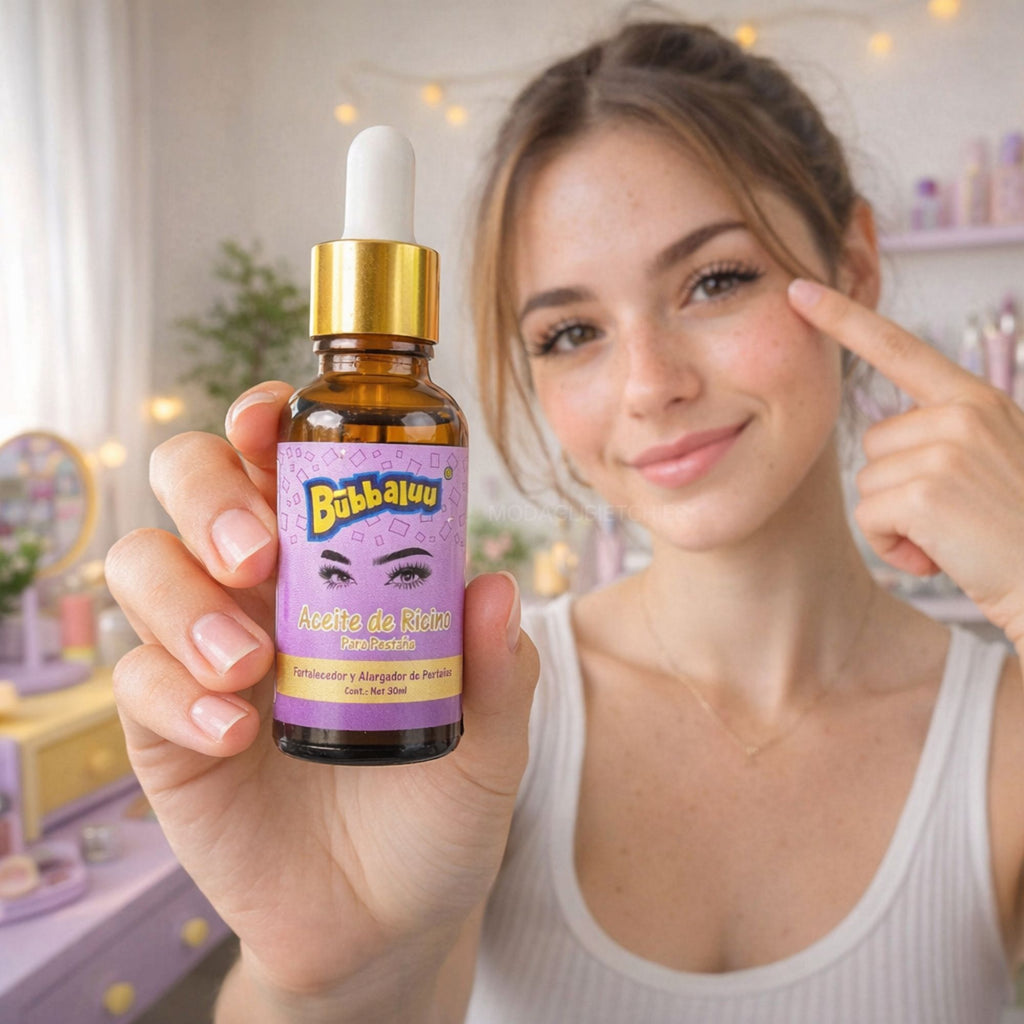 Aceite de Ricino Para Pestañas Bubbaluu - 30 ML