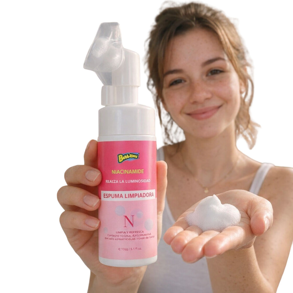 Espuma Limpiadora Facial Con Niacinamide Bubbaluu - 150 g - FT-1870