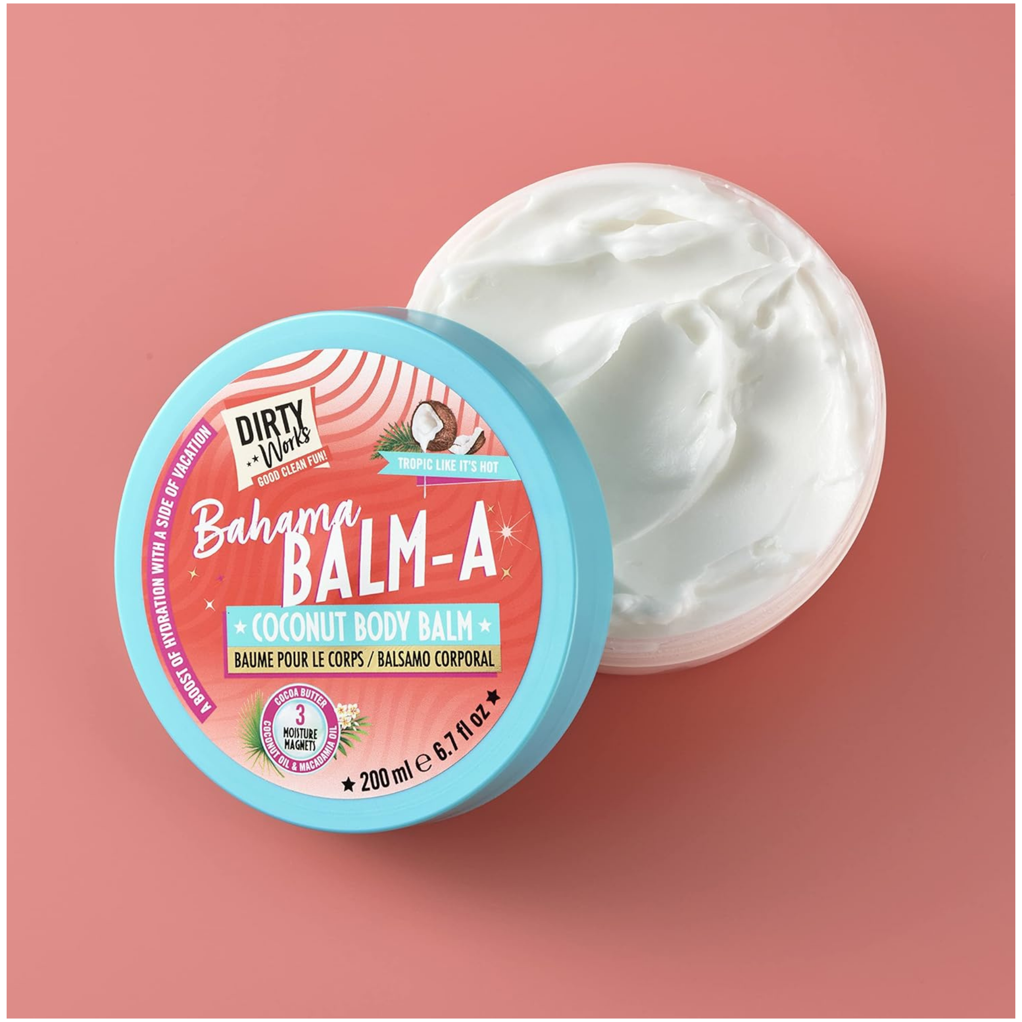 Balsamo Corporal Hidratante de Coconut - Dirty Works 200 Ml DIRTY WORKS Cosmeticos-skincare