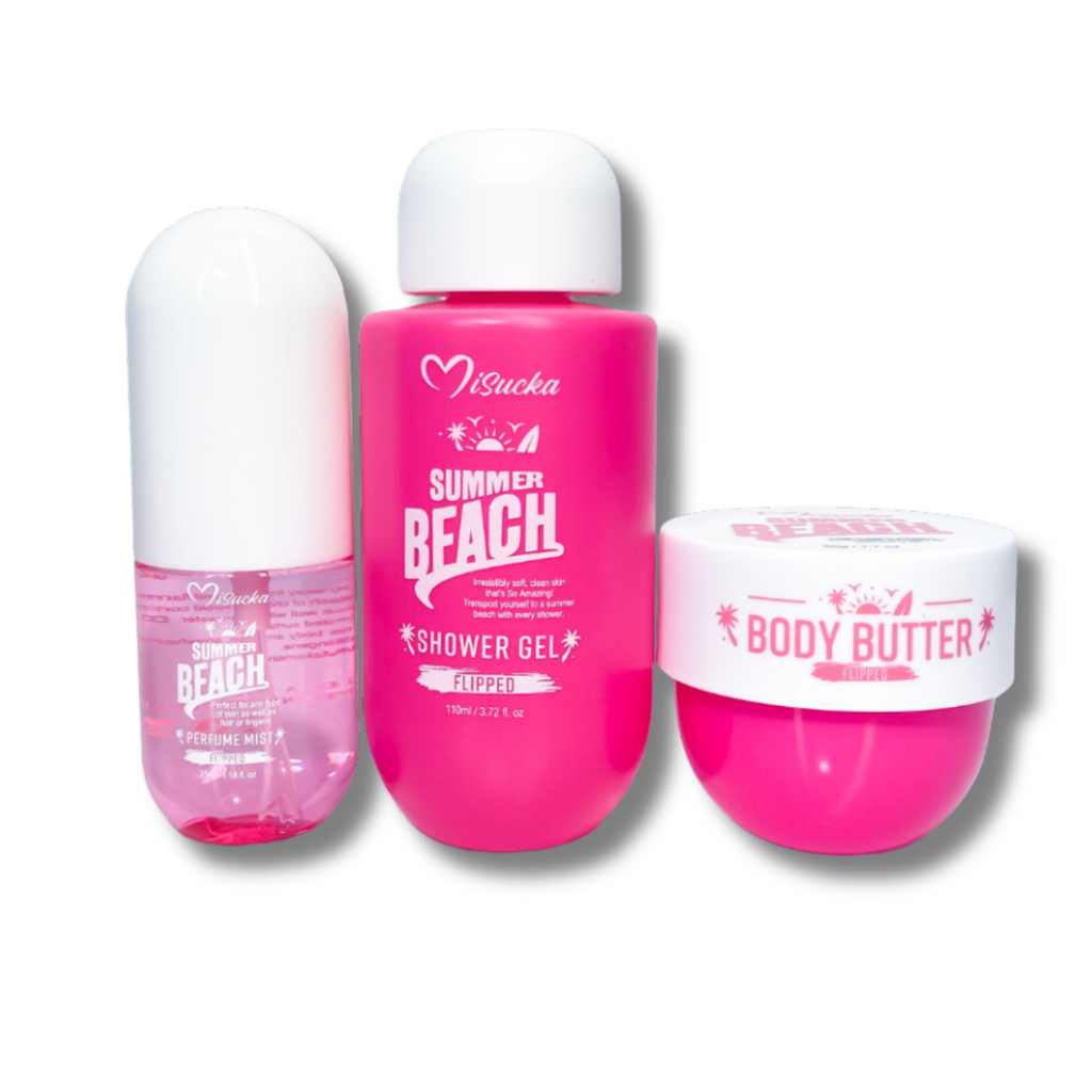 Mini Set Misucka Showe Gel, Body Mist y Manteca Corporal - 3 Piezas Flipped MISUCKA Cosmeticos-skincare
