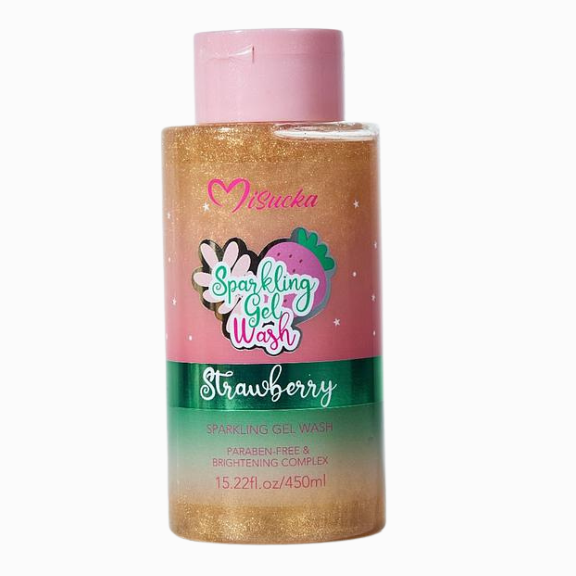 Gel de ducha con shimmer Strawberry Misucka - 450 ml MISUCKA Cosmeticos-skincare