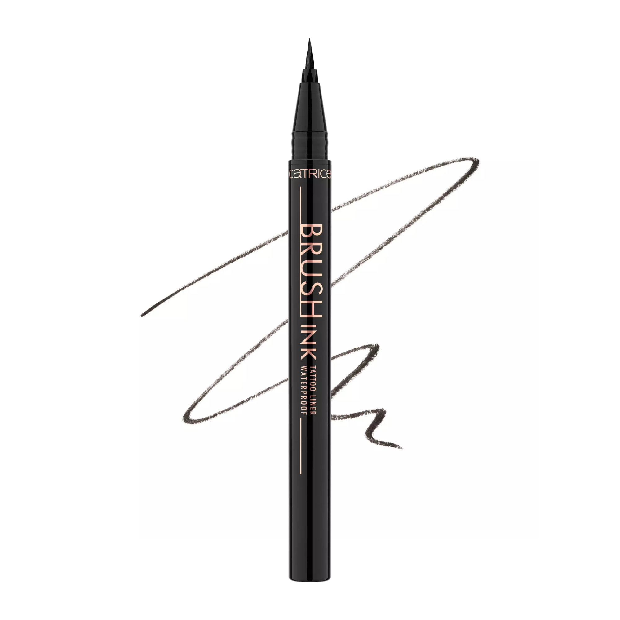 Delineador liquido Catrice - Brush ink - 010 Black Waterproof CATRICE Cosmeticos-skincare