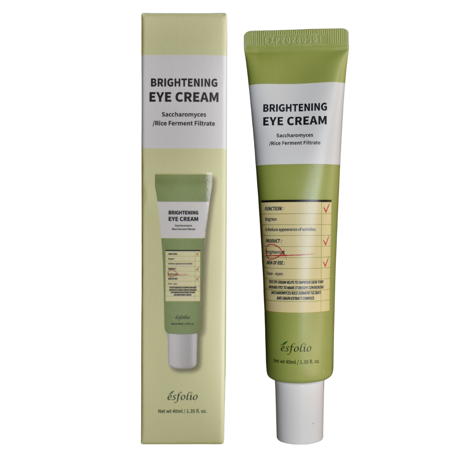 Contorno de Ojos Brightening Esfolio 40 Ml - 3358 ESFOLIO Cosmeticos-skincare